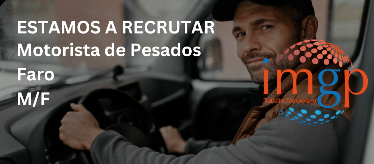 Motorista de Pesados (M/F) — Albufeira (Faro)